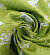 Жаккард зеленые тюльпаны