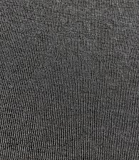 Трикотаж рубчик меланж черный