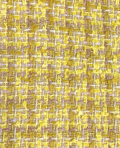 Шанель плетеная желтая