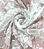 Фатин с настрочкой цветок белый