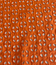 Шитье кружок оранжевое
