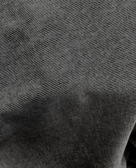 Трикотаж рубчик меланж черный